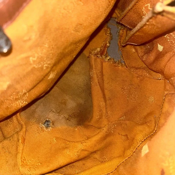 MCM Brown Monogram Handbag - Picture 5 of 7